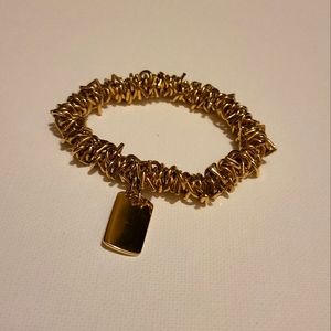 Goldtone Stretch Bracelet